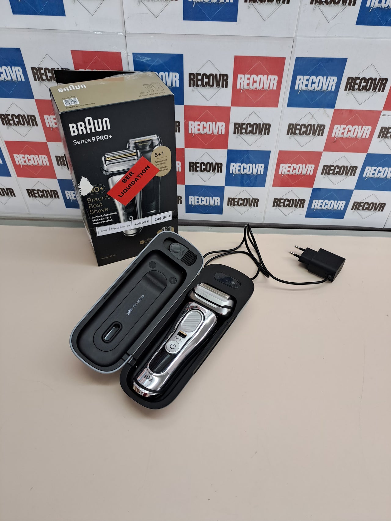 Afeitadora eléctrica Series 9 Pro+ Braun PowerCase