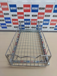 Cesta Deslizante para Gabinete Extraíble – Simple Houseware, Organizador Metálico Cromado