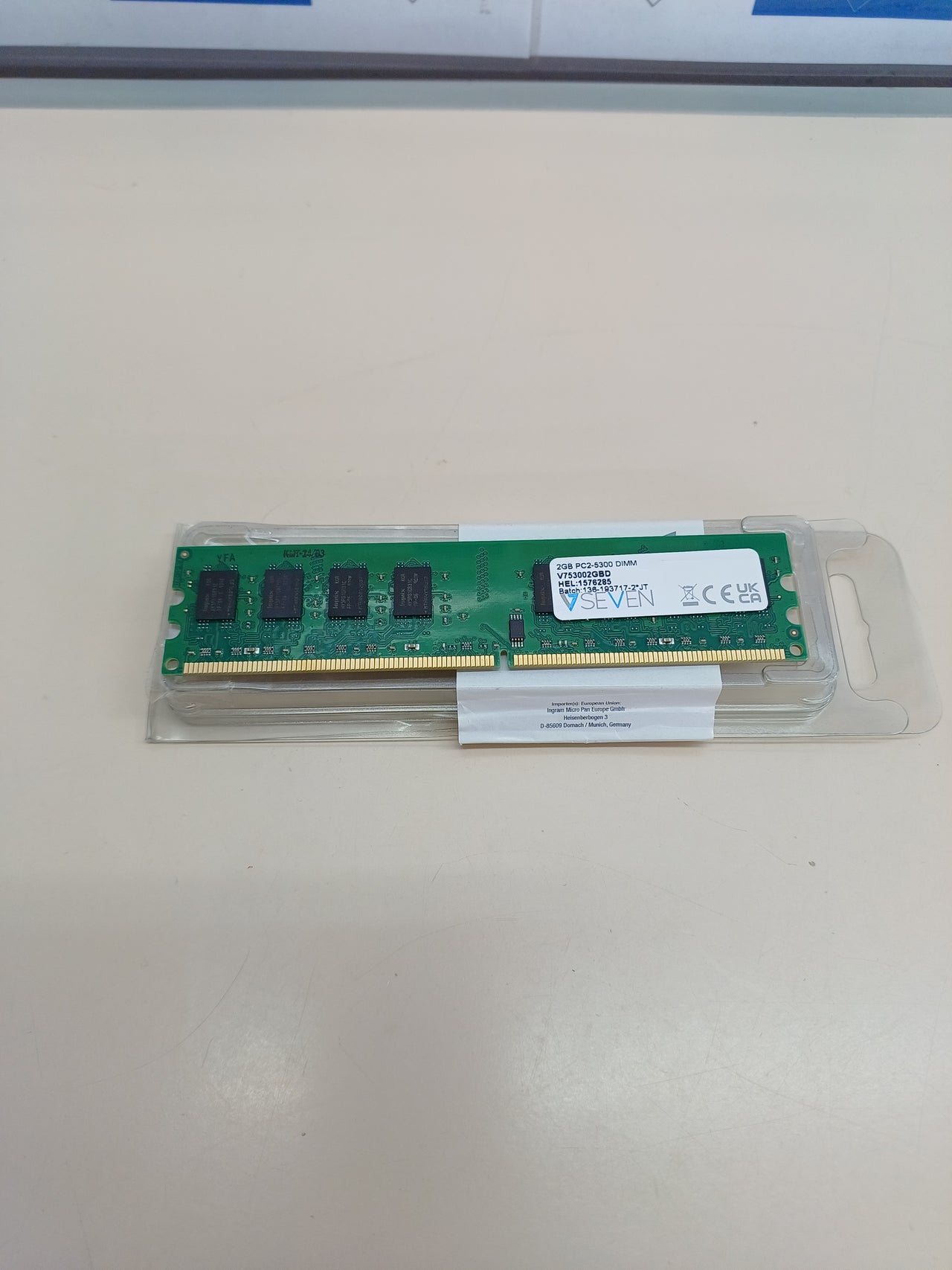 Memoria RAM V7 DDR2 2GB 667MHz PC2-5300
