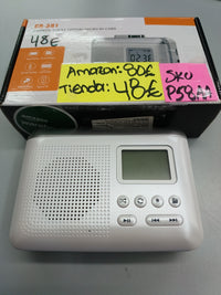 Reproductor cassete portátil, convertidor a MP3 a través de tarjeta SD