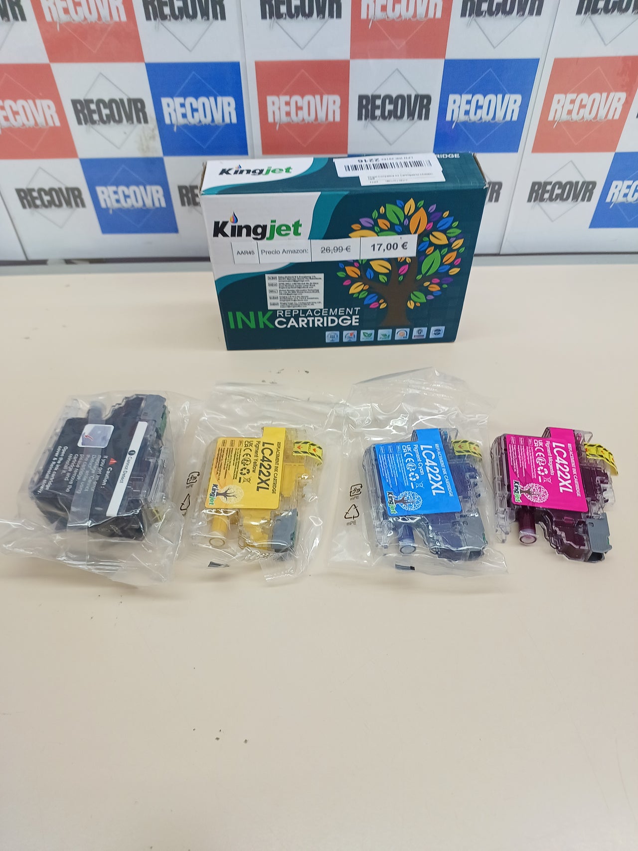 Cartucho tinta compatible LC422XL multipack - KINGJET