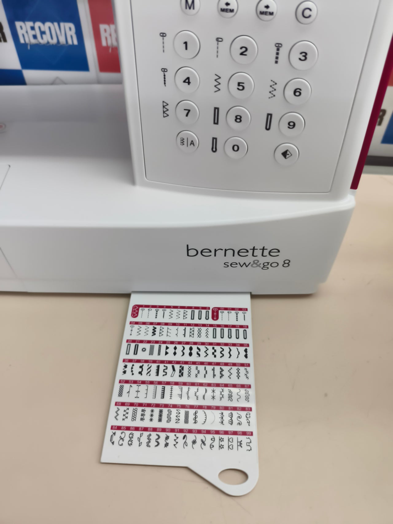 Máquina de coser Bernette para patchwork
