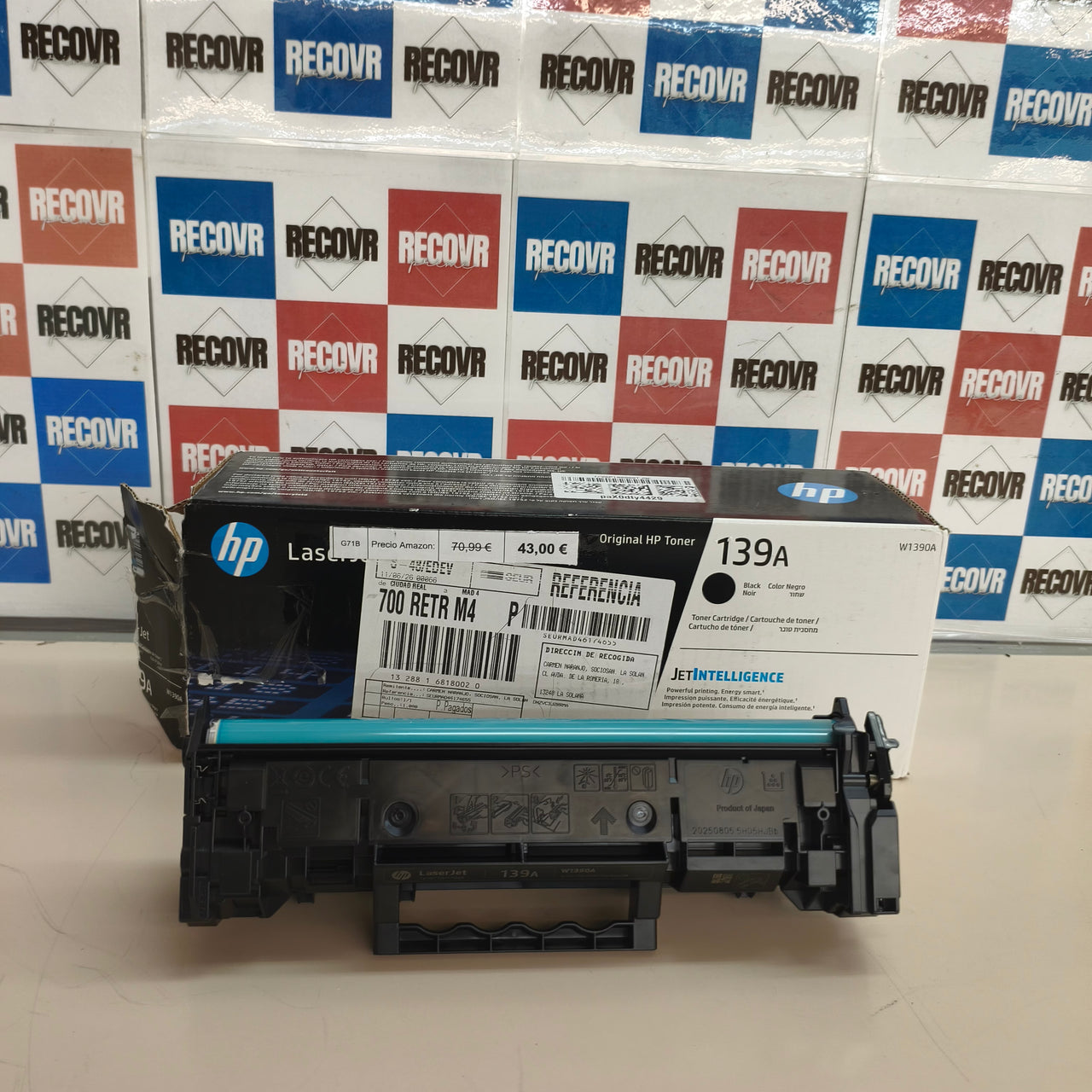 HP 139A, tóner negro de 1.500 páginas para LaserJet Pro 3002