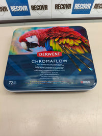 Estuche de 72 lápices de color Derwent Chromaflow calidad profesional