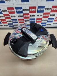 Olla a presión Royalty Line 10L 24cm acero inoxidable con tapa segura y válvula limitadora presión RL-PS10L