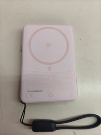 Batería externa INIU Qi2 MagSafe 10.000 mAh, 45 W, rosa.