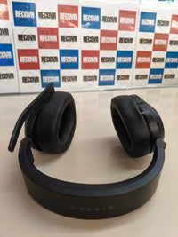 Corsair HS55 Core Wireless, auriculares gaming, micrófono, 15 m, carbono