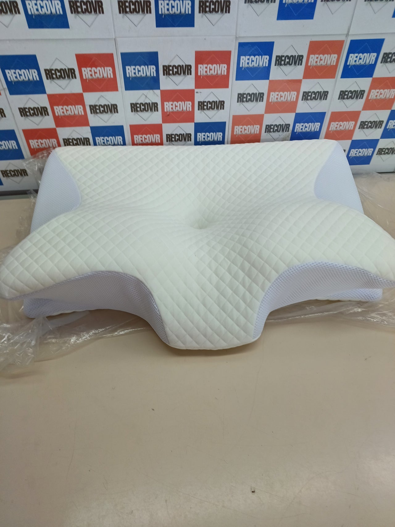Almohada cervical ergonómica 2en1 espuma memoria HOMCA
