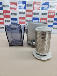 Rallador Eléctrico 150 W, Rodillo De Acero Inoxidable, Tolva De Aluminio, Recipiente Extraíble Con Tapa Frescura, Sistema De Seguridad,  Imetec Grattugissima