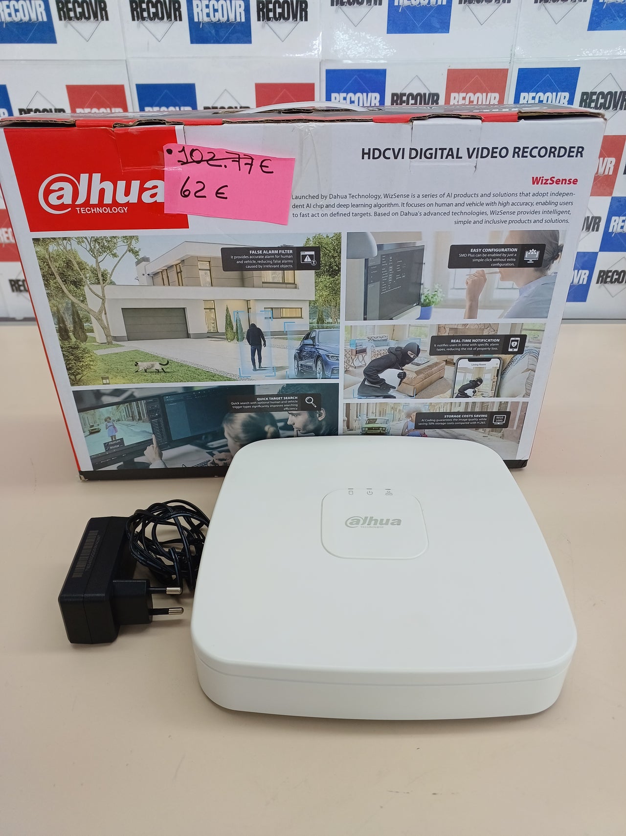 Dahua - DVR 4 canales CVI AHD TVI ANALÓGICO IP 1080N H.265+ Dahua - XVR4104C-X1