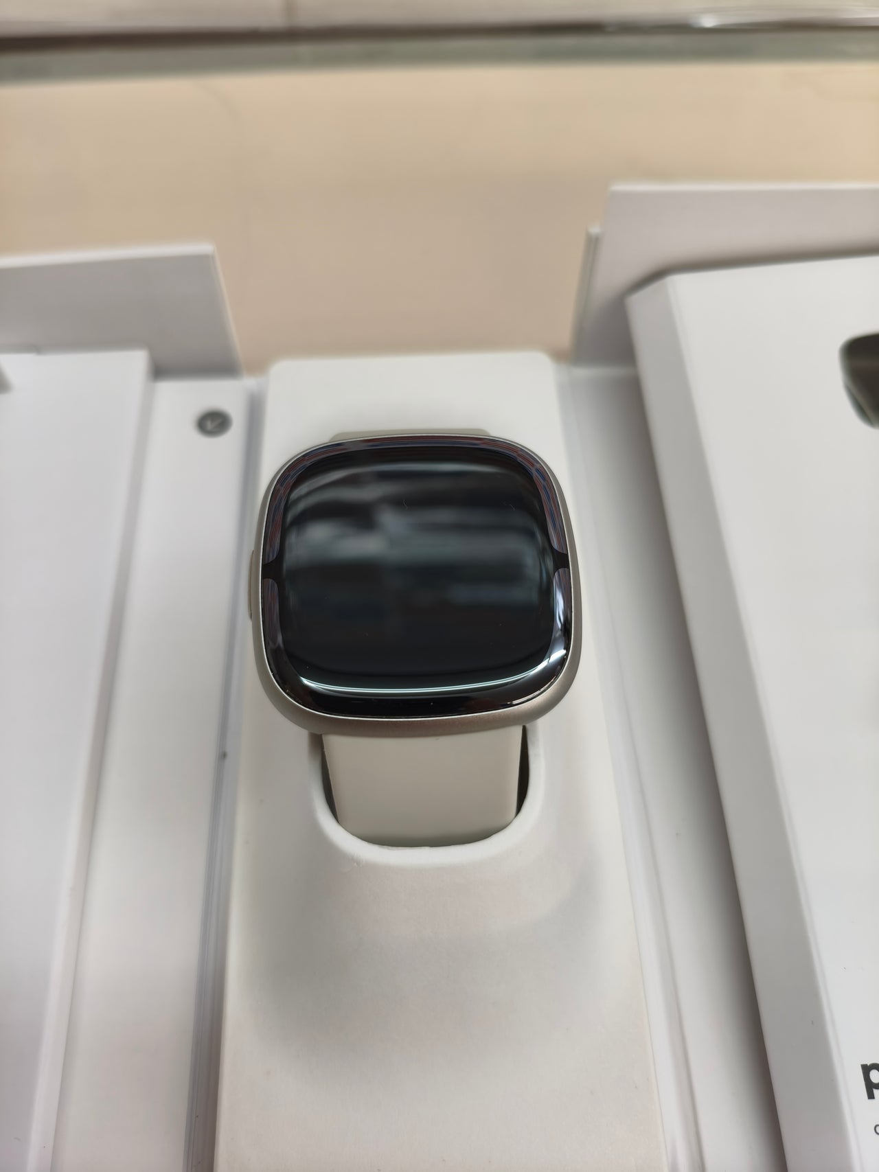 Fitbit Sense 2, smartwatch, blanco Lunar/Platinum, talla única