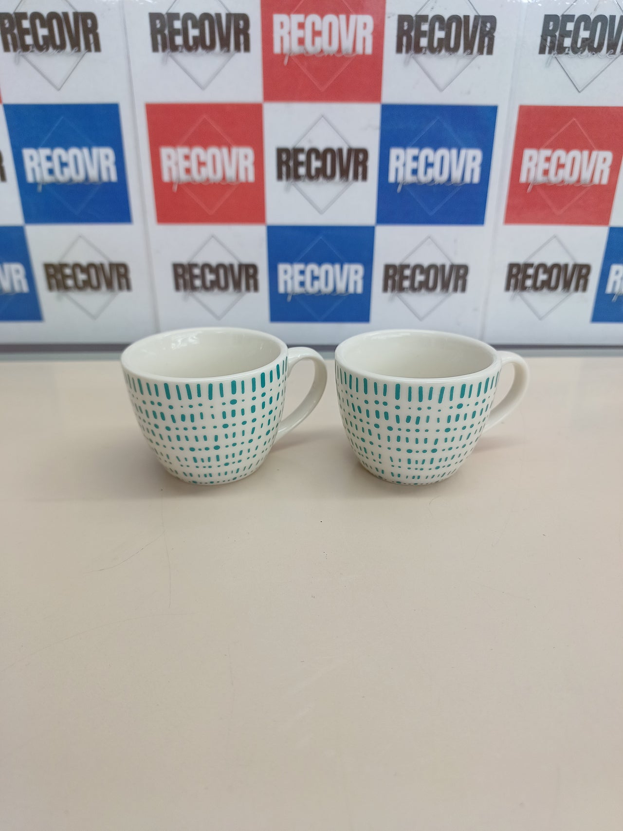 Tazas Espresso con Platillo Tognana Iris Agua