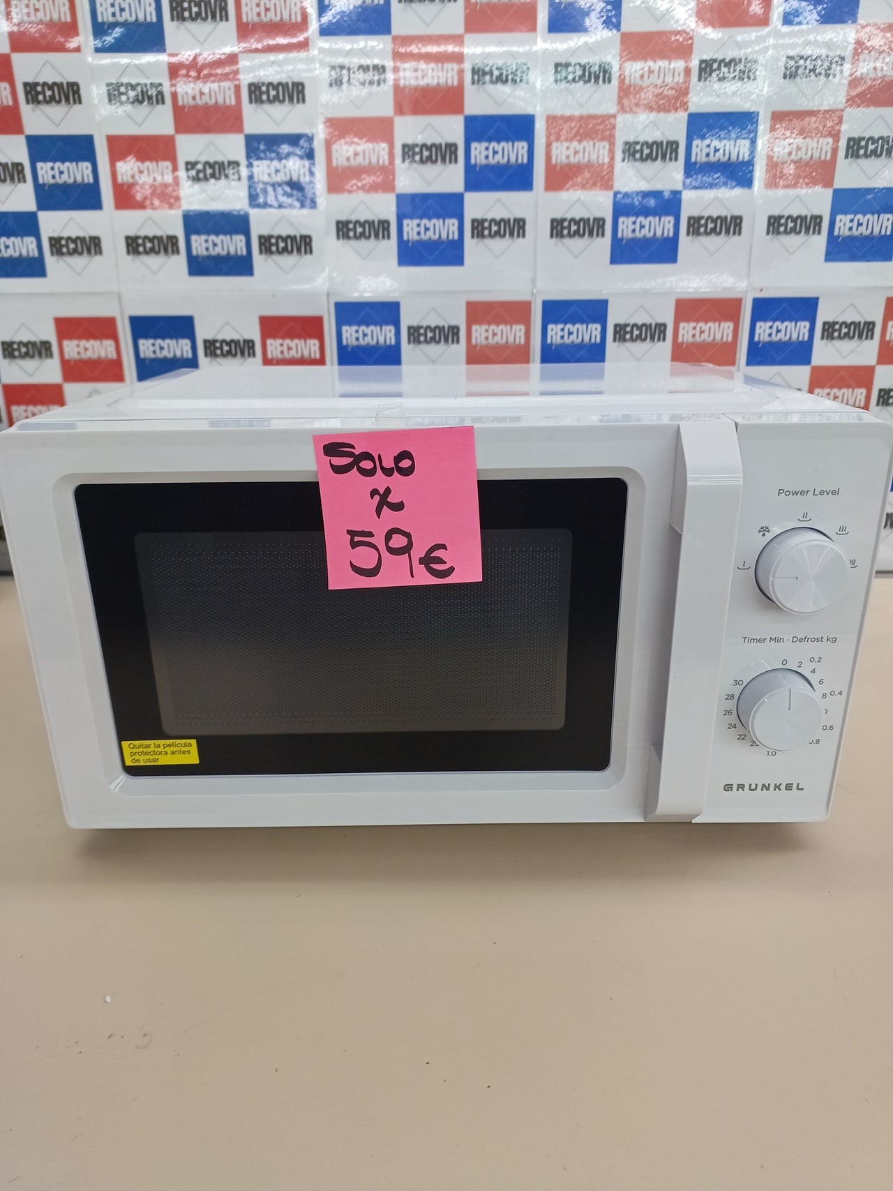 Microondas Grunkel 700-1020W 2450MHz MW-20MA