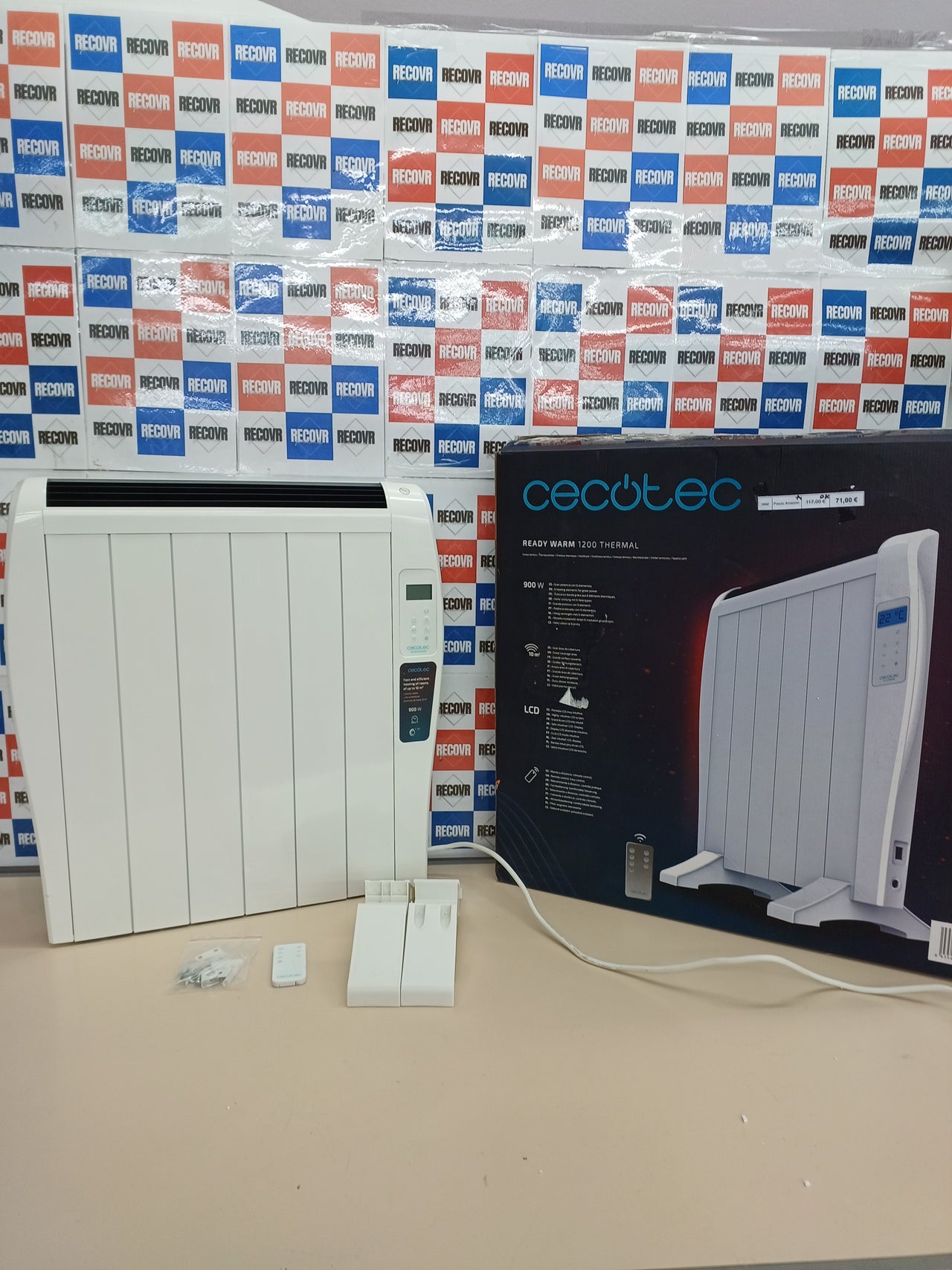 Radiador bajo consumo 900 W 6 elementos – Cecotec