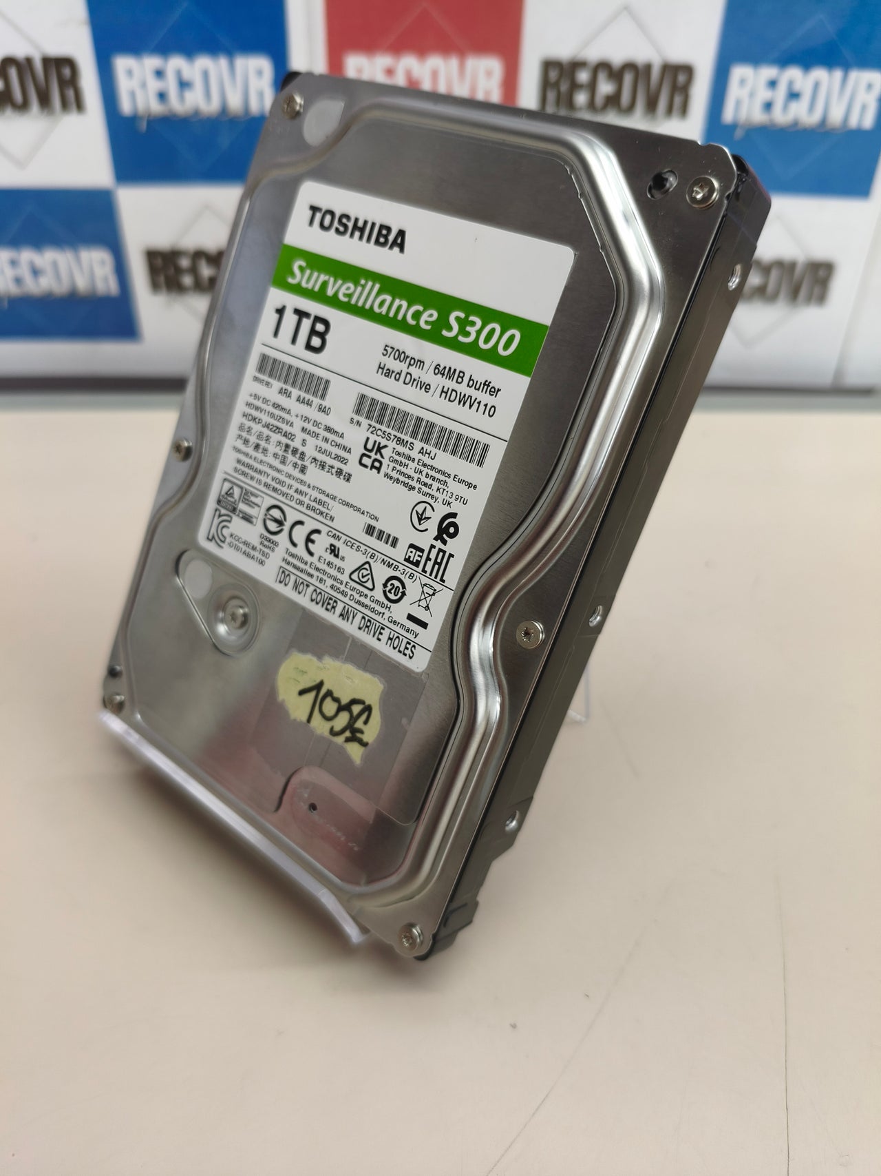 Disco Duro Toshiba Surveillance S300 1TB