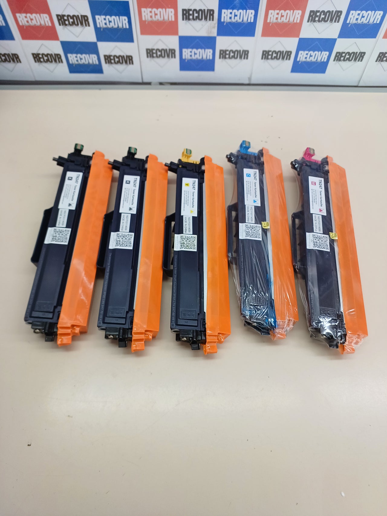 Tóner compatible TN247/TN243 pack 5 colores - ONLYU