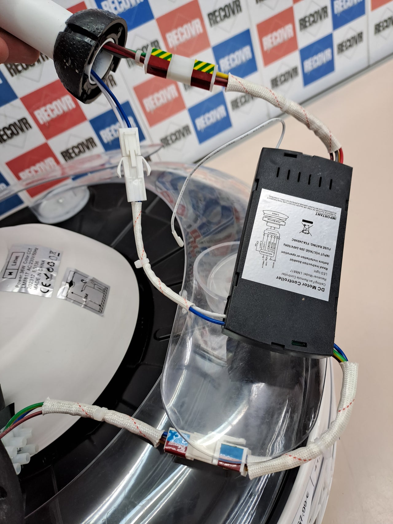 Ventilador techo LED 66W DC 6 vel. – mimotec