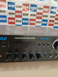 Pyle, amplificador estéreo 800W, Bluetooth, 4 canales, USB/SD/FM
