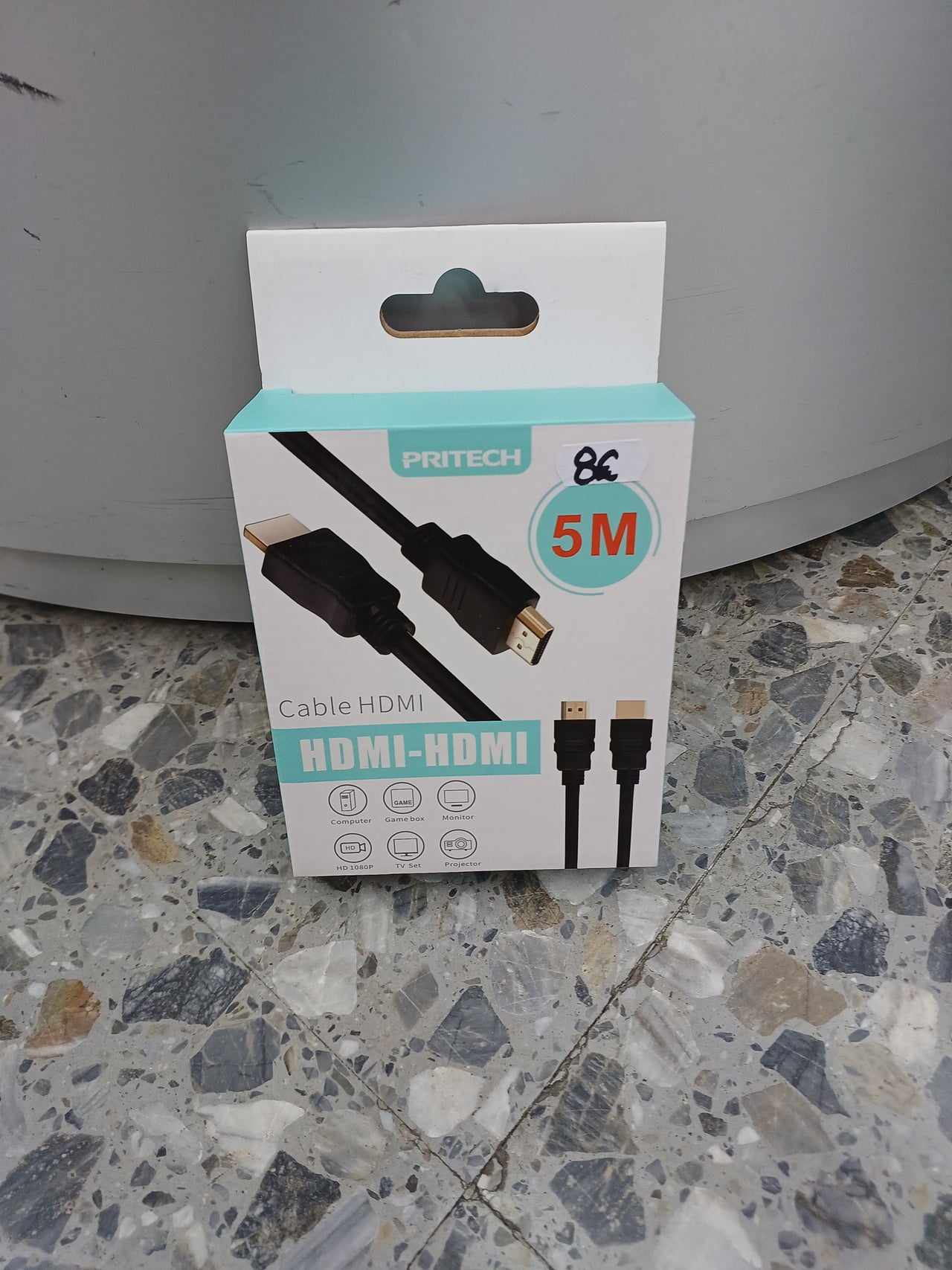Cable HDMI-to-HDMI 5m de cable, transmisión HD 1080p, cable de alta calidad ultra grueso y resistente PRITECH
