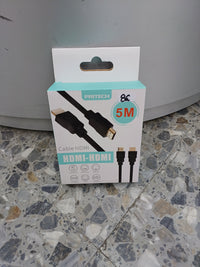 Cable HDMI-to-HDMI 5m de cable, transmisión HD 1080p, cable de alta calidad ultra grueso y resistente PRITECH