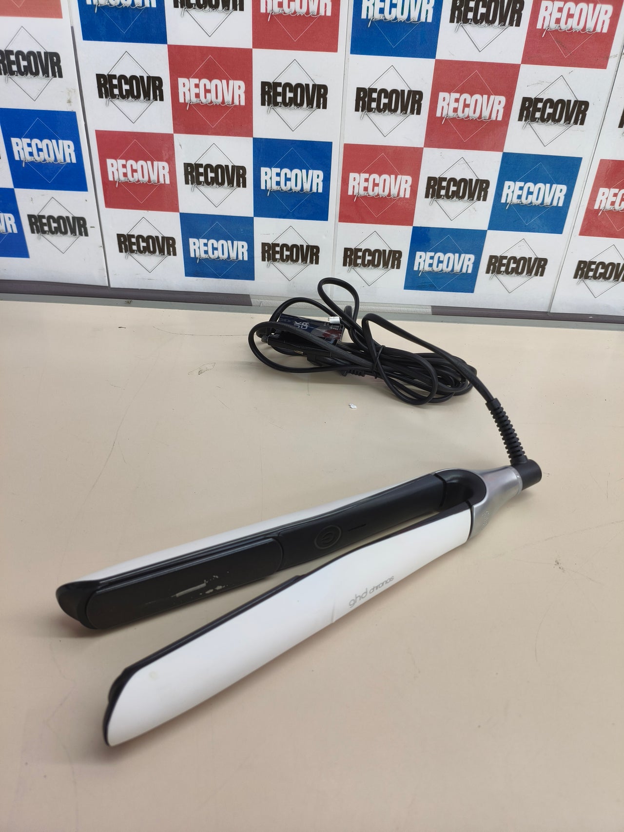 Plancha pelo profesional rápida sin daño ghd Chronos blanca
