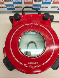 Horno para pizza Cecotec Fun Pizza & Co Mamma Mía Vista 1200W rojo