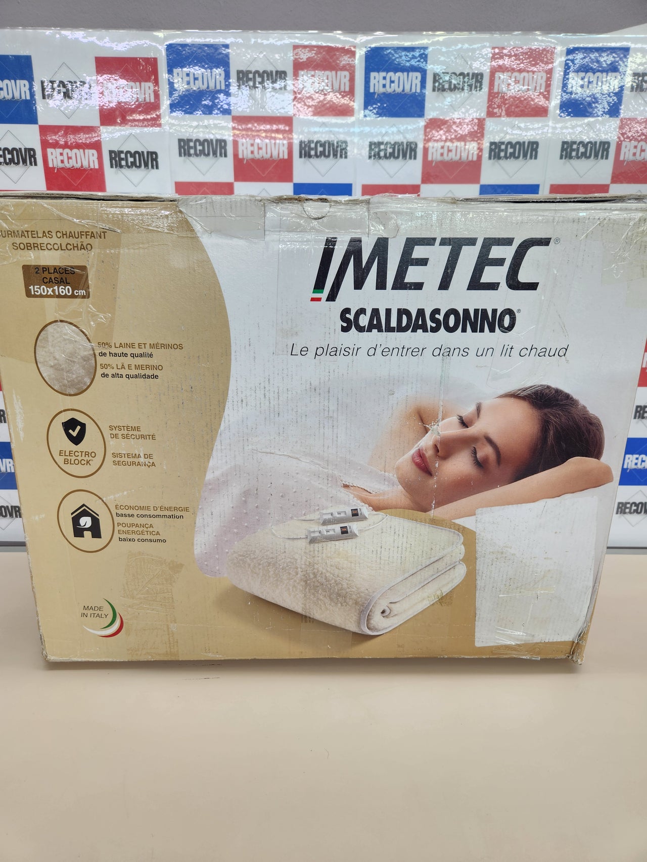 Calientacamas doble 150x160 cm Imetec