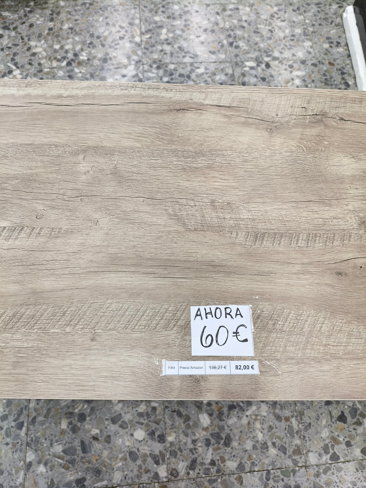 Escritorio BAKAJI 120x50 cm roble