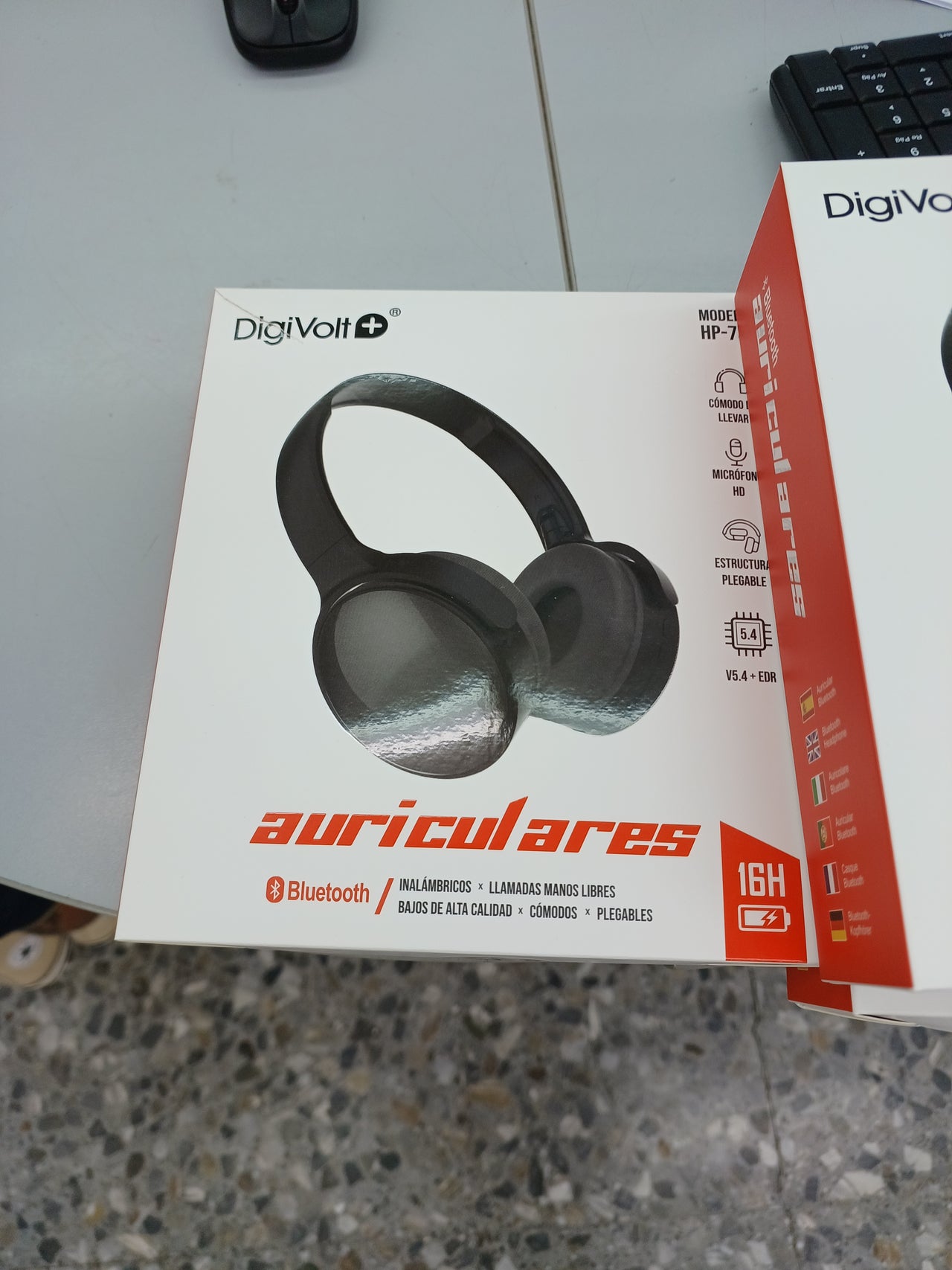 Auriculares Bluetooth Plegable Micrófono HD 16h HP-730