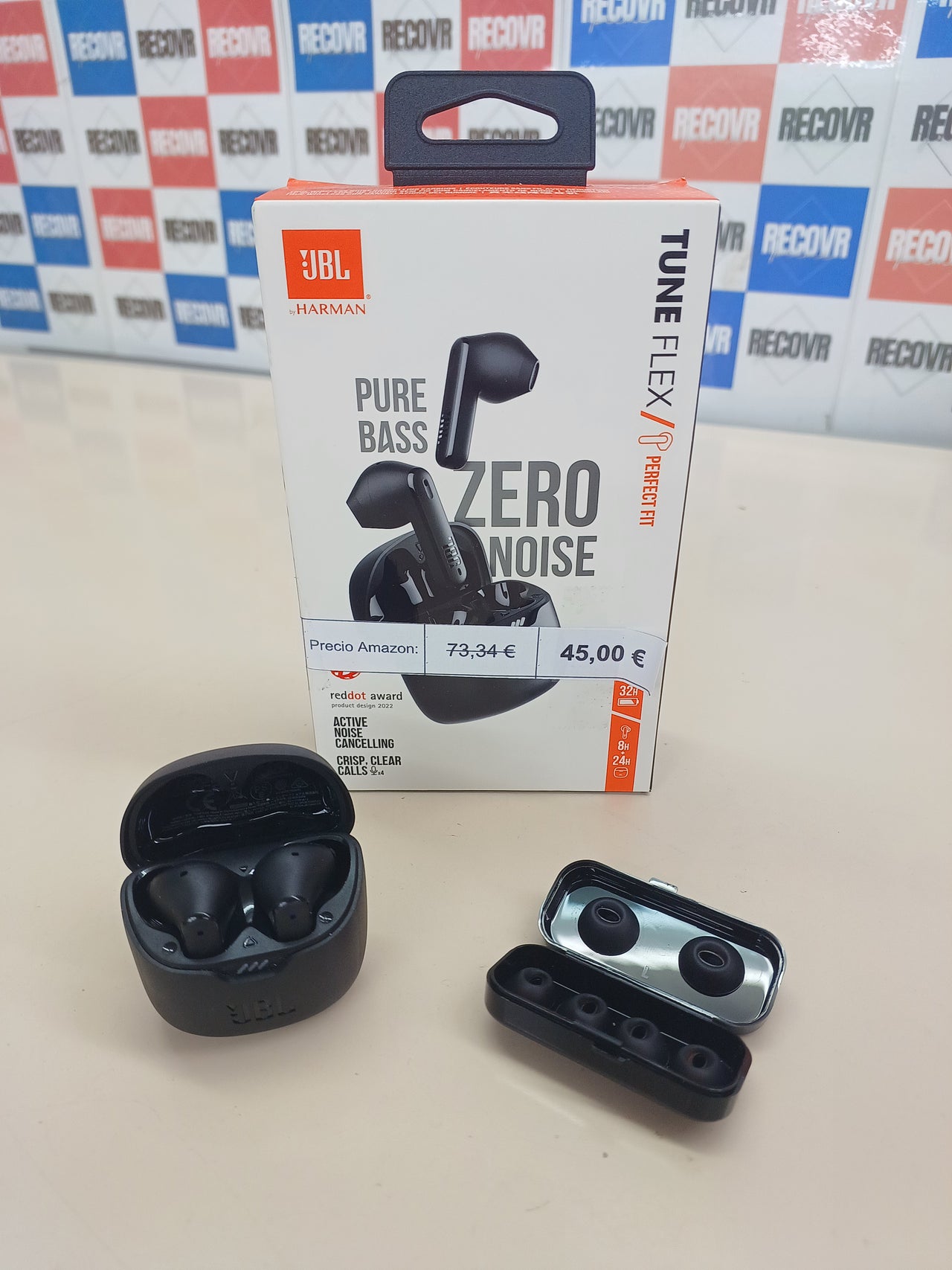 Auriculares inalámbricos JBL cancelación de ruido negros