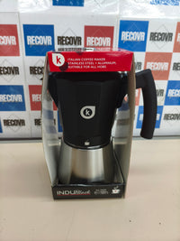 Cafetera Italiana INDU Black 9 tazas