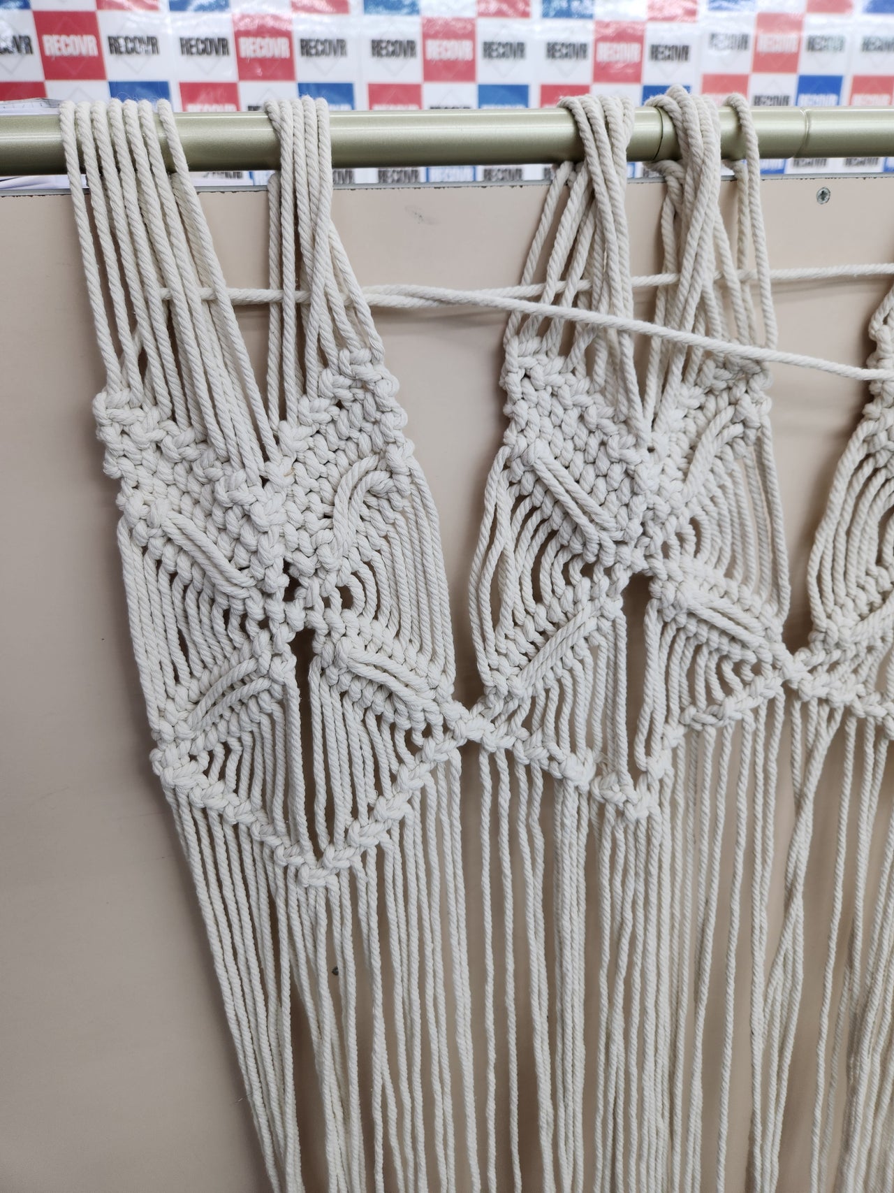 Cortina macramé 90 x 180 cm