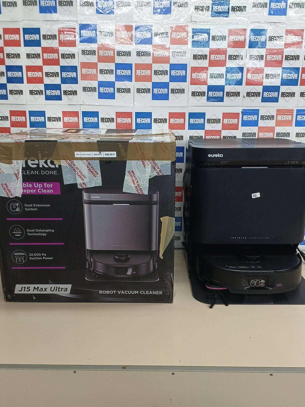 Robot aspirador 22 kPa autovaciado – Eureka