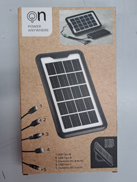 Placa solar portátil 13379 15.5 x 27 x 2cm 13379