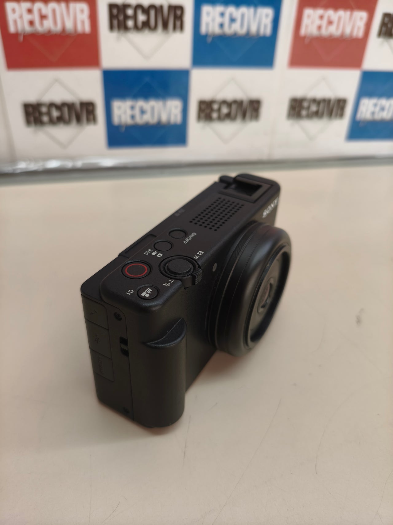Sony ZV-1F para vlogs, 4K, pantalla multiángulo, negra