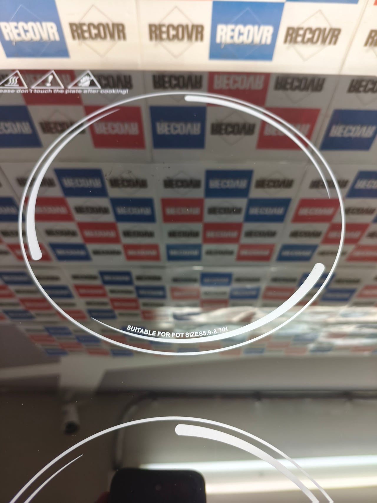 Placa de inducción GTKZW de 2 fuegos y 3600 W con 9 niveles