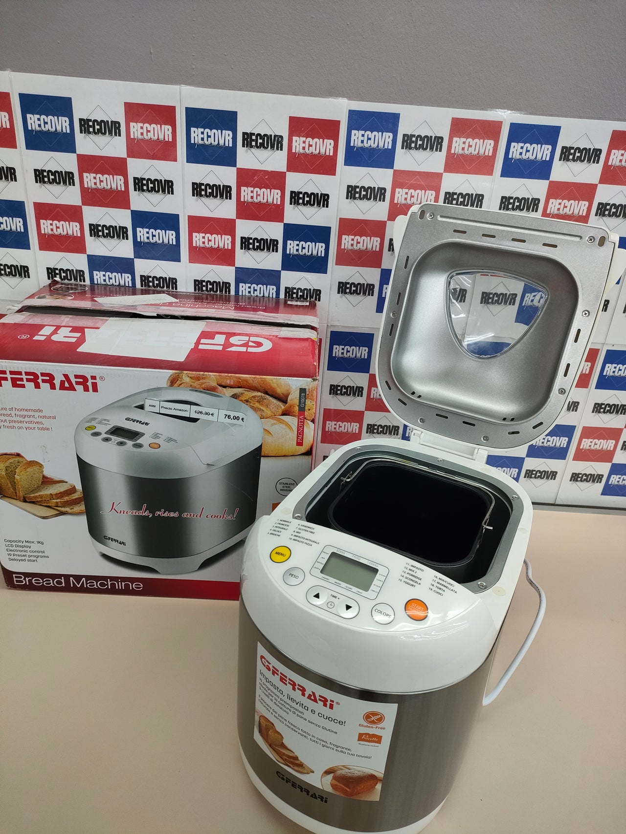 Panificadora G3 Ferrari G10078 19 Programas 550W