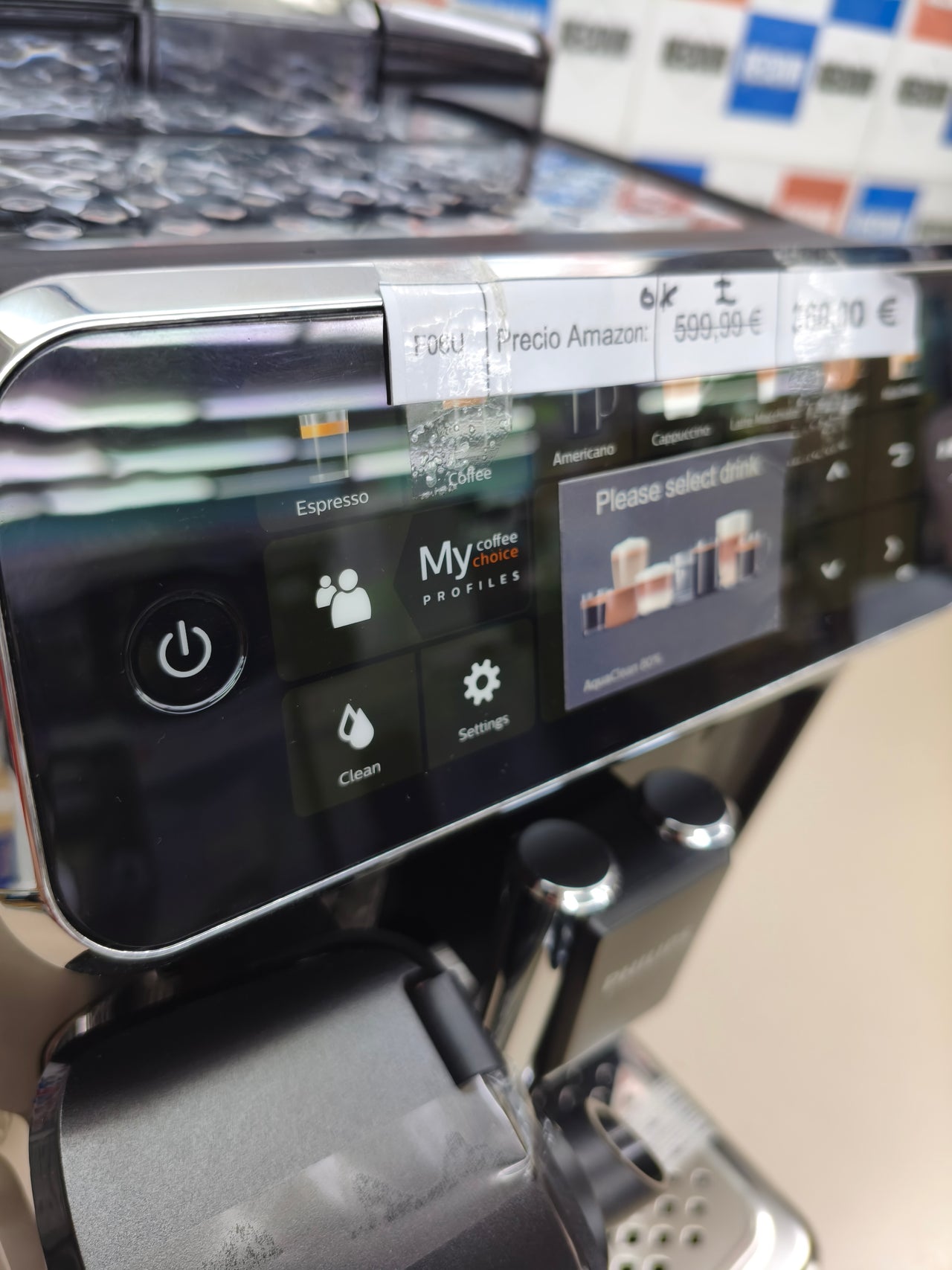 Cafetera superautomática Philips Serie 5400 LatteGo 12 cafés negra