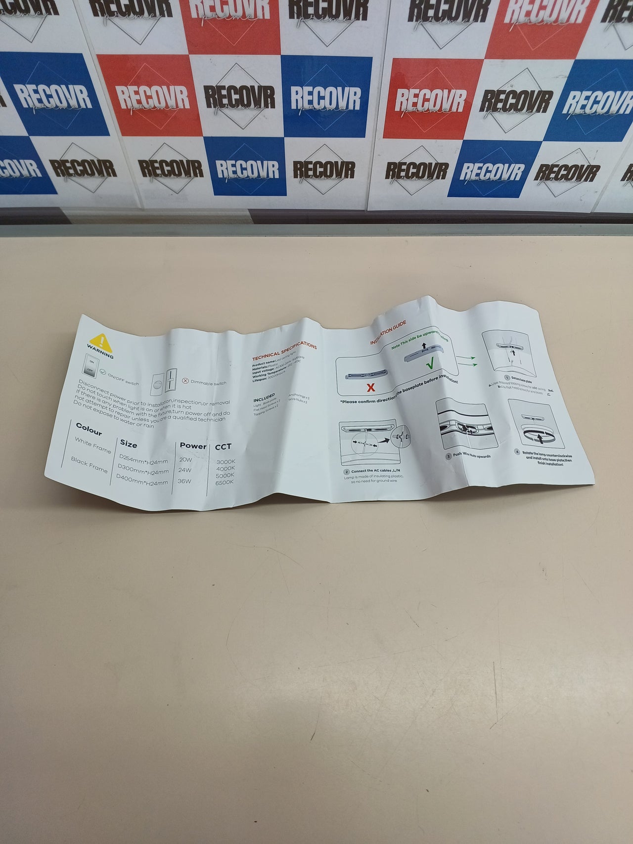 Lampara de Techo LED 20W 5000K 25,4cm
