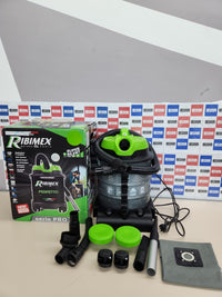Aspiradora de Cenizas RIBIMEX Perfetto, Plástico y Metal, Negro y Verde