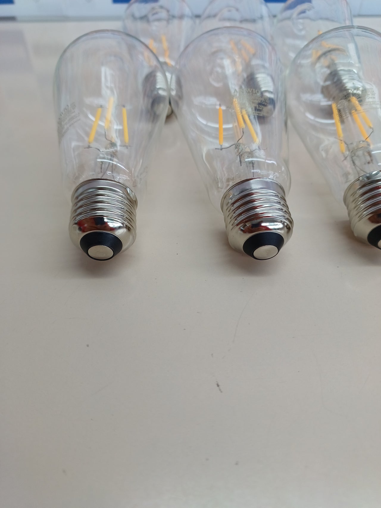 Bombillas LED Vintage ANWIO E27 ST64 4W (Pack 6)