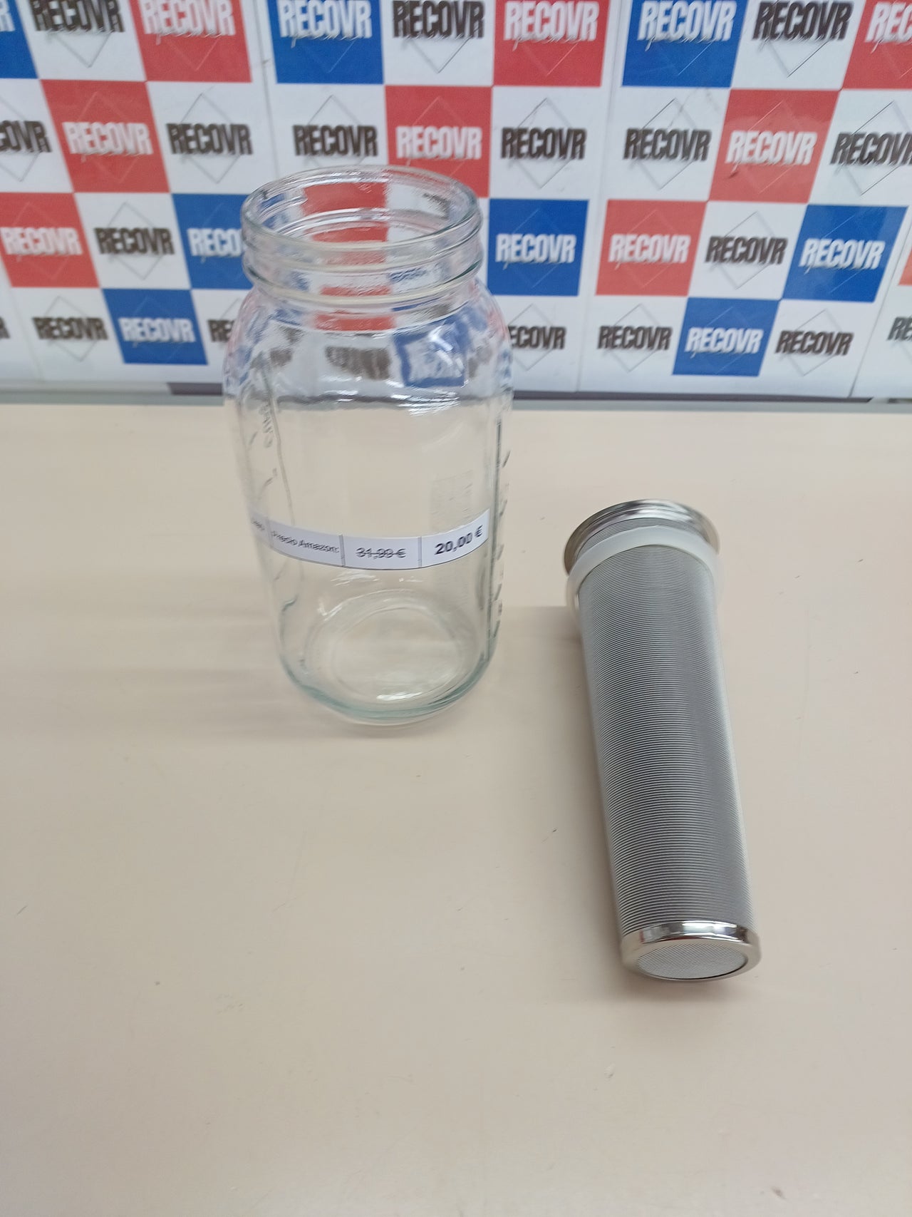 Cafetera cold brew 2 L con filtro acero