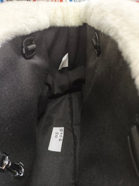 Ferplast Bolso para perros WITH-ME WINTER, EVA, Suave plástico de goma con revestimiento de ecopiel, Asas regulables, Correa de seguridad incluida, 21.5 x 43.5 x h 27 cm, Negro
