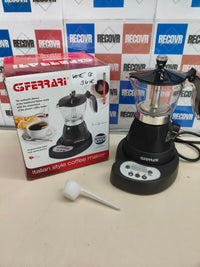 Cafetera moka eléctrica programable para 3 tazas
