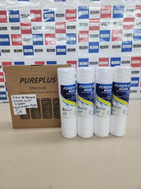 Filtro de sedimentos 5 micras, 10 x 2.5 pulgadas para agua de pozo, cartucho de repuesto para sistema universal de RO de 10 pulgadas, WP-5, Aqua-Pure AP110, CFS110, Culligan P5, WFPFC4002, CW-MF,