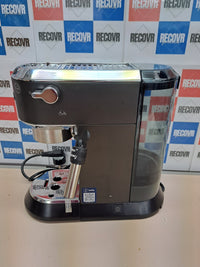 Cafetera espresso De'Longhi Dedica negra para café molido y monodosis