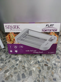 Tostadora 600W, apagado automático, 6 tipos de potencia, bandeja de acero inoxidable, fácil limpieza, SPARK