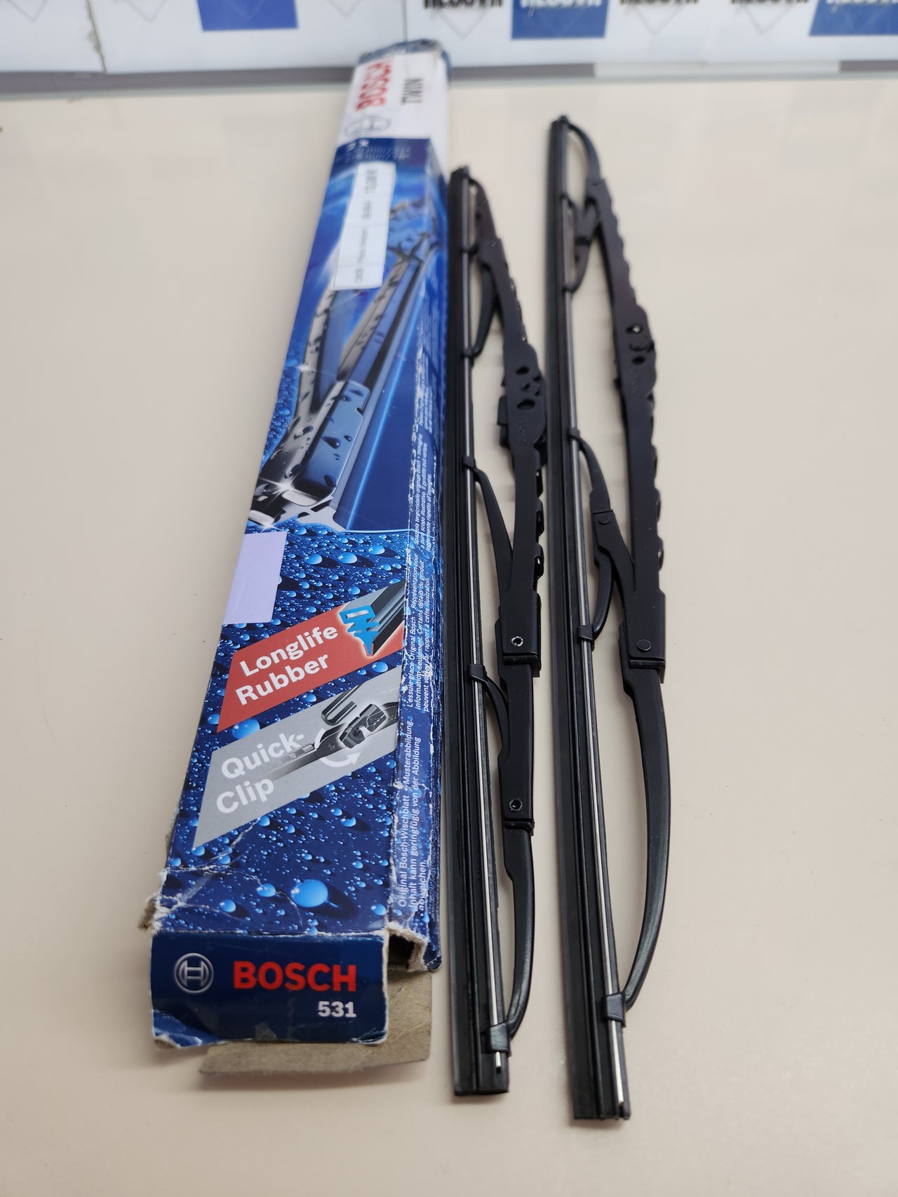 Escobillas Limpiaparabrisas Bosch Twin 531 – Juego Frontal (530mm/450mm) para Parabrisas