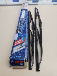 Escobillas Limpiaparabrisas Bosch Twin 531 – Juego Frontal (530mm/450mm) para Parabrisas