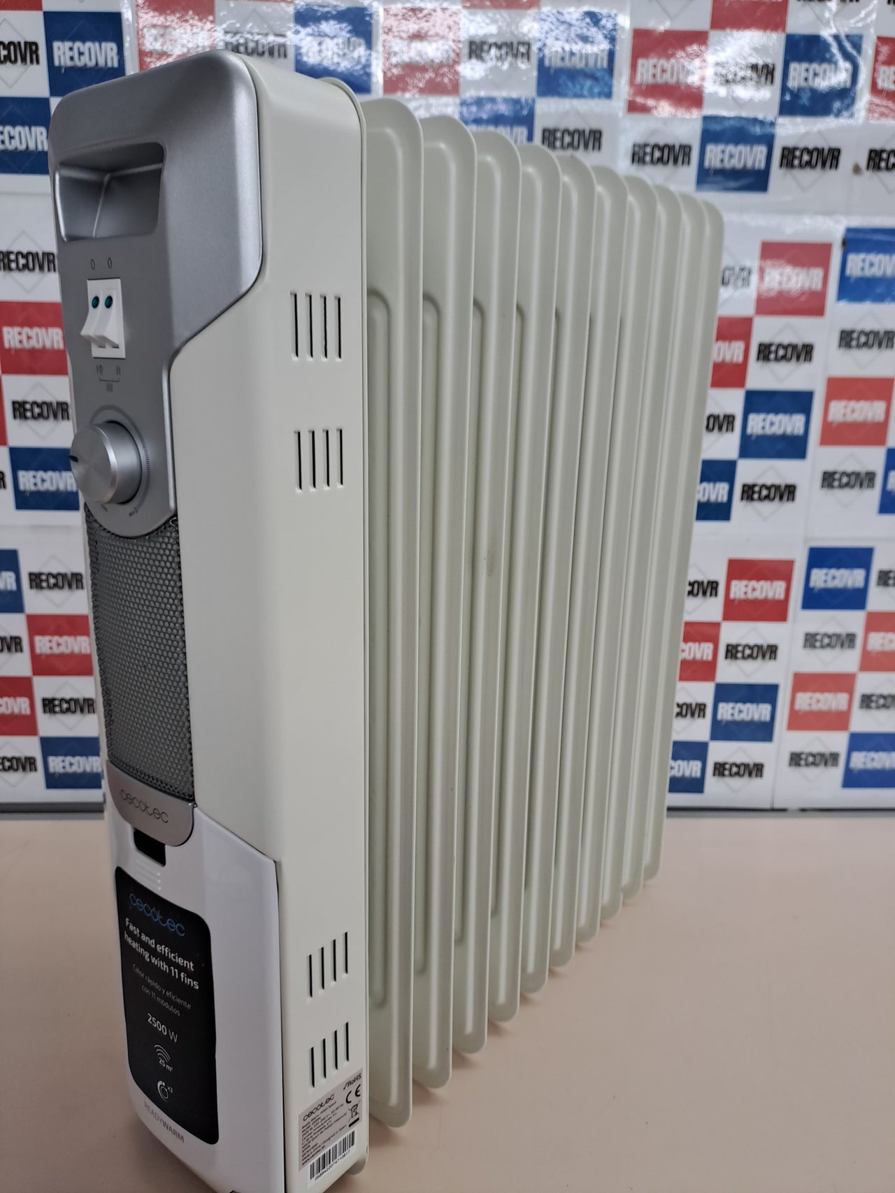 Radiador aceite 2500 W 11 módulos – Cecotec
